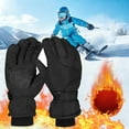 thumbnail image 3 of qucoqpe Men Women Couple Winter Gloves Outdoor Windproof Rainproof Cold Proof Snow Ski Riding Warm Gloves, 3 of 9