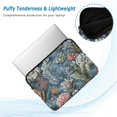 thumbnail image 2 of FORMRS 13-13.3 inch Laptop Sleeve Case Soft Carrying Quilted Computer Bag Cover, Sea Plants Pattern, 2 of 7
