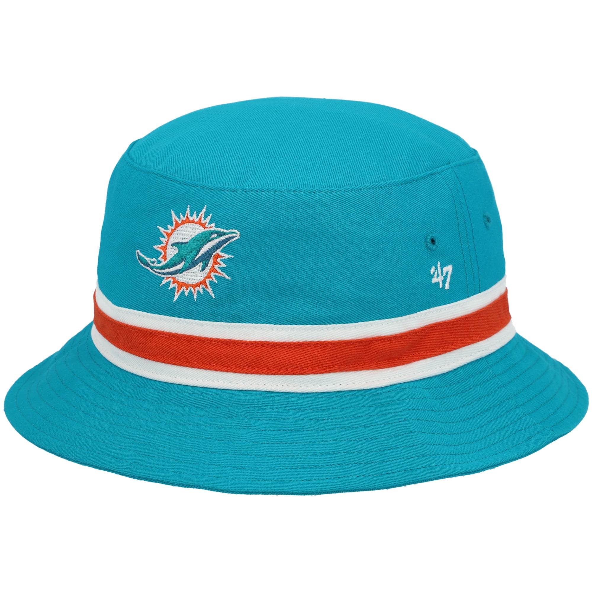 Miami Dolphins '47 Striped Bucket Hat - Aqua - OSFA ...