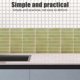 thumbnail image 3 of IDEANATEGRATE 12Ud Vinilos Pegatinas Para Azulejos Verde Para Decorar Paredes Y Sin Adhesivo, 3 of 7