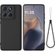 thumbnail image 1 of wonima11 Case for Motorola Edge 60 Pro 5G, Silicone Protective Phone Case for Motorola Edge 60 Pro 5G with Silicone Lanyard, Slim Thin Soft Shockproof Cover Black, 1 of 1