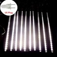 thumbnail image 1 of Guirnalda de luces LED impermeables para exteriores, 8 tubos de lluvia de meteoros, para árbol, Navidad, boda, fiesta, decoración de Navidad, 1 of 4