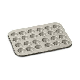 Rachael Ray 24-Cup Oven Lovin' Mini Steel Muffin Pan, Gray with