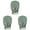 Light Green, variant on Exfoliating Gloves Body Scrubber Mitts for Shower Dead Skin Removal - Deep Cleaning Exfoliator Wash Gloves for Women and Men - Reusable Bath Spa Skin Care Accessories