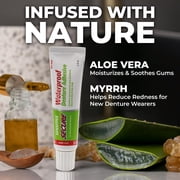 Secure Sensitive Denture Adhesive Cream with Aloe Vera & Myrrh, 12H Max Hold, Waterproof Seal - Zinc Free - For Uppers, Lowers & Partials - FSA HSA Approved - Food Grade Ingredients - 1.4 oz (1 Pack)