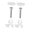 thumbnail image 3 of Kit de herrajes antideslizantes y reductores de ruido para asiento de inodoro. Corto, 3 of 9
