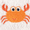 Crab, variant on Luvable Friends Baby Unisex Super Soft Cotton Washcloths, Octopus, One Size