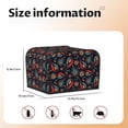 thumbnail image 5 of Lsque Paisley1 Print 4 Slice Toaster Cover , Kitchen Appliance Dustproof Protector , Toaster Protector Dustproof Kitchen Appliance Cover, 5 of 7
