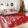 thumbnail image 3 of Christmas Tree Area Rug Stain Resistant Washable Runner Rugs Low Pile Soft Indoor Carpet for Living Room, Entrance Door, Bedroom, Laundry, Dormitory, Holiday Decoration, 3 of 11