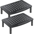 thumbnail image 1 of Baicccf ?2 Pack Monitor?stands Risers,?3 Height Adjustable Monitor?riser For Laptop, Printer, Imac, Pc, Premium Metal Monitor?stand?riser For 2 Monito, 1 of 5