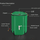 thumbnail image 3 of Cubo de agua de plástico de gran capacidad Cubo de almacenamiento de agua Cubo de agua plegable de gran capacidad para el hogar con grifo Cubo de agua portátil, 3 of 5