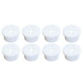 thumbnail image 4 of 8pcs White Furniture Cable Wire Rubber Grommet Cable Wire Hole Cover for Home, 4 of 9