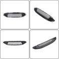 thumbnail image 3 of waltyotur Black & Chrome Front Bumper Grille Honeycomb Mesh Grill Replacement for Ford Fusion 2017 2018 HS73-8200, 3 of 5