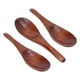thumbnail image 5 of 3 cucharas pequeñas de madera cucharas de sopa con textura de pescado grabadas a mano cucharas para servir para cocina condimento café té azúcar, 5 of 8