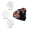 thumbnail image 3 of Lsque Tricolor Koi Fish Trio Pattern Knitted Beanie, Unisex Winter Hat, Knit Hat Winter Beanies Thick Fisherman Beanies Cuffed Plain Skull Caps, 3 of 6