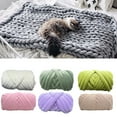 thumbnail image 1 of 1 Roll 3cm Thickened Yarn for Knitting Crochet Polyester Yarn Knitting T-Shirt for DIY Craft Handmade Velvet Coarse Wool Thread Scarf Thread, 1 of 8