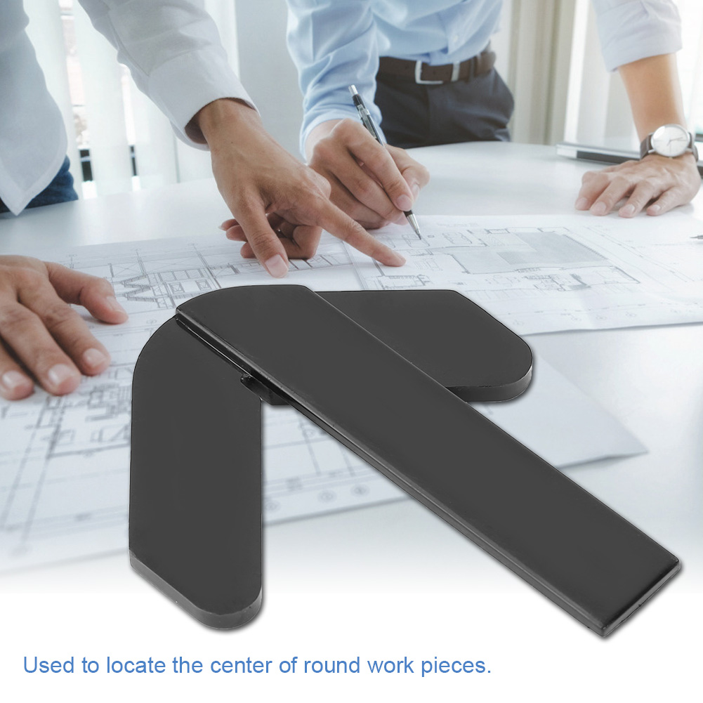 Centering Square Finder Plastic Center Finder Ruler Z073B Measuring Tool for Mini Lathe Milling Machine