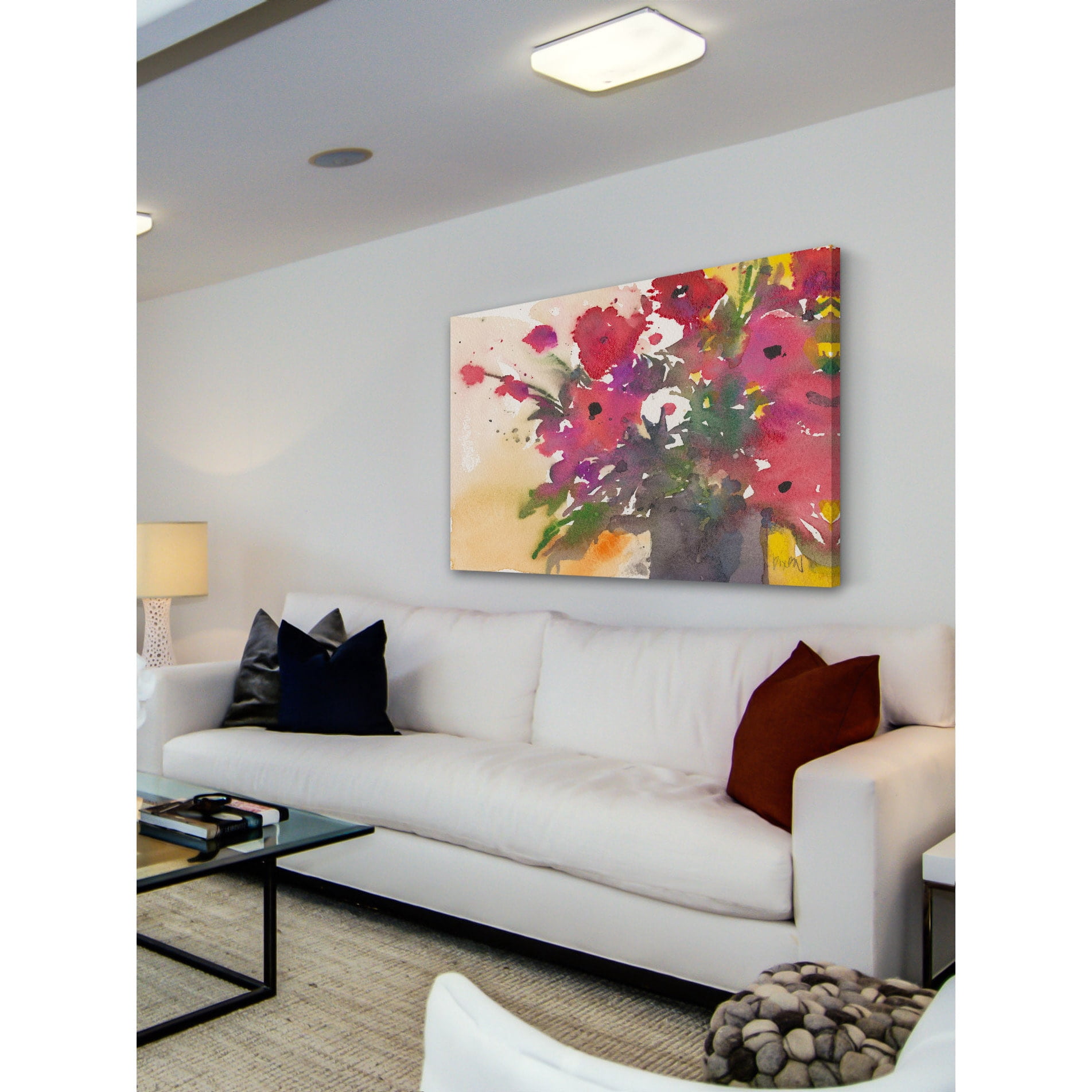 "Bursting Impatients" Painting Print on Wrapped Canvas