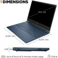 thumbnail image 3 of HP Victus 15.6" Gaming Laptop, Intel i5-12450H, GeForce RTX 3050, 16 GB RAM, 1TB SSD, Backlit Keyboard, Windows 11 Pro, 3 of 7