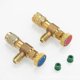 thumbnail image 1 of 2pcs Refrigerant Valve Adapter Air Conditioning Tool Liquid Safety Valve R410a R22 Refrigerant 1/4" Safety Adapter For Home Tool, 1 of 5