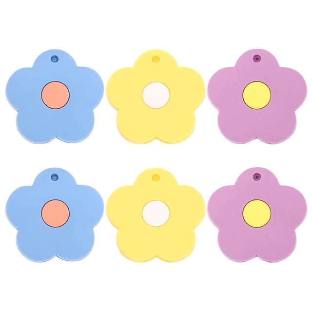 Shisuyan 6 Pcs Couvre-Clés Fleur en Silicone Protecteurs de Clés
