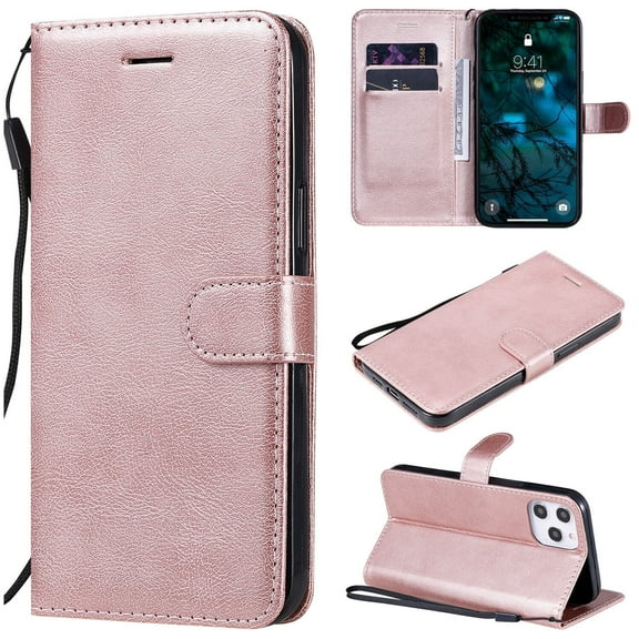 For iPhone 15 Plus Flip Leather Wallet Card Slot Case Pocket Holder Stand Cover