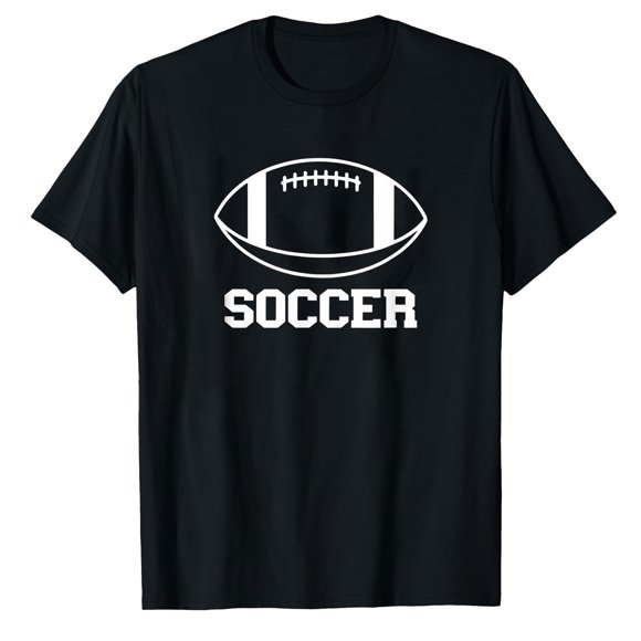 AALJY Funny Soccer Shirt with Football Sports Joke T-Shirt