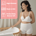 thumbnail image 5 of Popped Disposable Postpartum Underwear, Seamless High-Waist Boyshorts, One Size Fits Most (28"-48"), 5 of 8