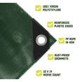 thumbnail image 5 of Core Tarps Cubierta de lona resistente de 8 mil Lona de polietileno impermeable resistente a los rayos UV y a prueba de desgarros con bordes reforzados para techo, camping, patio, piscina, barco. (Ver, 5 of 5