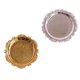 thumbnail image 2 of 2 PCS Acero inoxidable Alimentos Servir bandejas Alimentos Placas de Postre Fruta Placas, 2 of 7