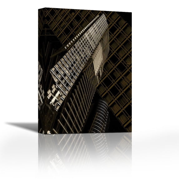 Slats - Contemporary Fine Art Giclee on Canvas Gallery Wrap - wall décor - Art painting - 24 x 36 Inch - Ready to Hang