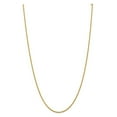 thumbnail image 3 of Auriga Fine Jewelry 14K Yellow Gold 2.25mm Solid Rope Chain Bracelet 8 inch for Women, 3 of 5