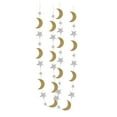 thumbnail image 1 of Guirnalda de papel con estrellas y luna para festivales, decoración para colgar en la puerta, Eid Mubarak Oro, 1 of 9