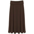 thumbnail image 6 of Girl's Fold Over Waist Stretch Knit Long Skirt, 6 of 6