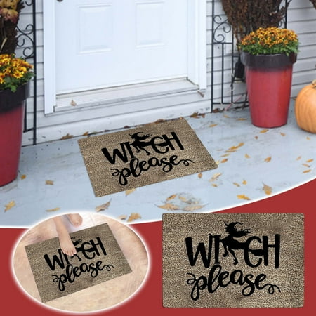 

loopsun Halloween Decorations Savings Clearance for Home Halloween Door Mat Cartoon Floor Mat Hallway Kitchen Absorbent Mat Foot Mat Soft Non-slip