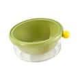 thumbnail image 3 of WeiLaiKeQi Kitchen Strainer Colander Bowl Berry Pasta Salad 2 in 1 Kitchen Colander Set Green 24x10.5cm, 3 of 9
