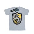 thumbnail image 1 of Harry Potter Mens Hufflepuff Crest Flat T-Shirt, 1 of 5