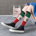 thumbnail image 7 of America Mexican Flag Knee High Socks for Women Long Leg Warmers Socks, 7 of 7