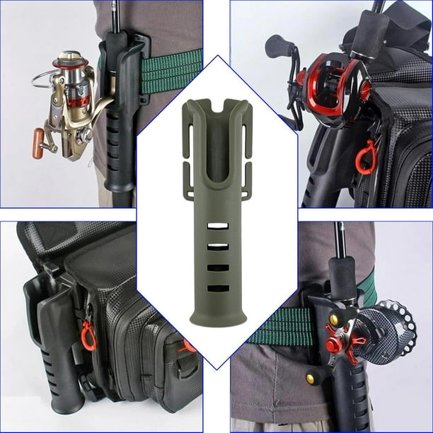 Portable Belt Rod Holder Pole Inserter for Wade Fishing Racks