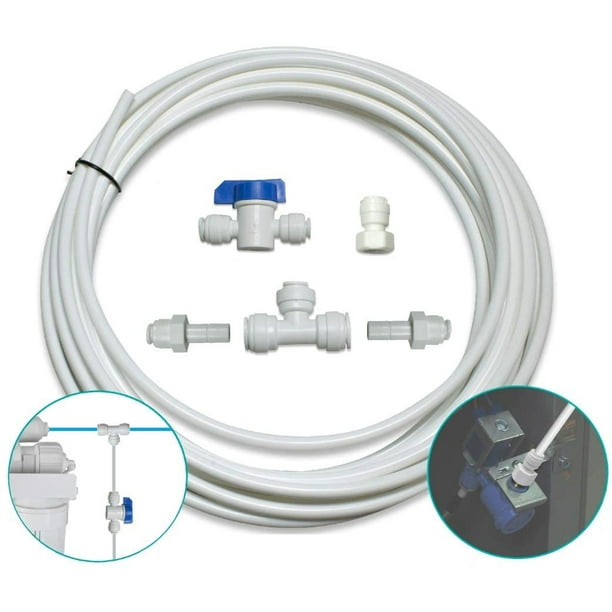Metpure 1/4" & 3/8" Ice Maker installation Kit For Reverse Osmosis