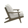 thumbnail image 6 of Saratoga Outdoor Patio Teak Wood Armchair in Weathered Gray White, 6 of 10