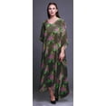thumbnail image 2 of Bimba Floral Ladies Plus Size Kaftan Summer Wear Beach Coverup Kimono Caftan-4X-5X, 2 of 5