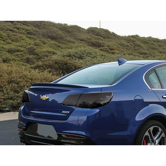 Rvinyl Tail Light Tint Covers Compatible with Chevrolet SS 2014-2017 - Blackout Smoke