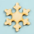 thumbnail image 6 of 24pc Unfinished Blank Wooden Snowflake Shapes - for Christmas Crafts - Factory Direct Craft, 6 of 7