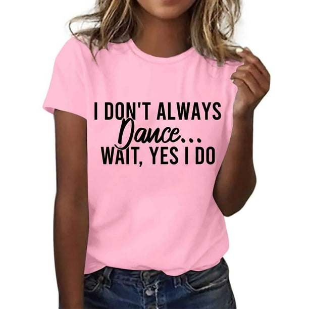Camiseta informal de manga corta con estampados para mujer - Blusa holgada con cuello redondo - Top con gráfico de concienciación sobre el cáncer de mama - Camiseta de verano de poliéster suave