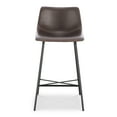 thumbnail image 5 of Poly & Bark Paxton 24” Counter Stool in Brown (Set of 2), 5 of 9