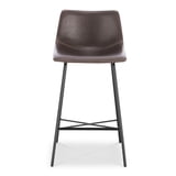 Poly & Bark Paxton 24” Counter Stool in Brown (Set of 2) - Walmart.com