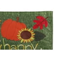 thumbnail image 2 of Meadow Creek Fall Garden Flag, 18" Happy Harvest Pumpkins, 2 of 7