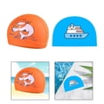 thumbnail image 4 of 2x PU Swim Niños Sombrero de Natación Edad 2-12 Niño Natación Piscina ,, 4 of 6