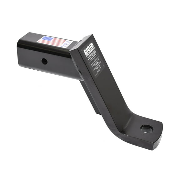 Rigid Hitch (HUB-33710) Class V Hitch Ball Mount For 3 Inch Ford OEM Hitches - 7 inch Drop/5 inch Rise